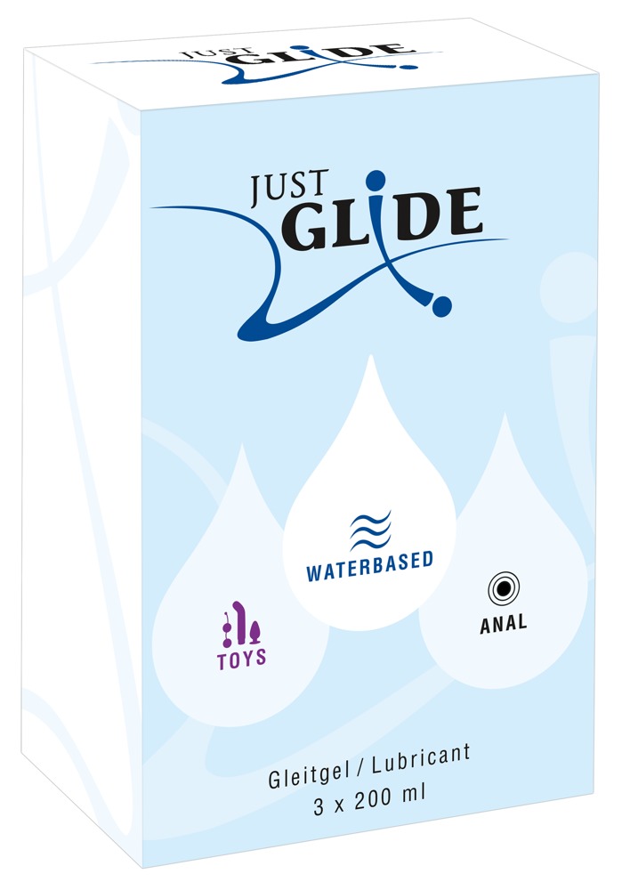 Just Glide Anal 200ml lubrikants uz ūdens bāzes