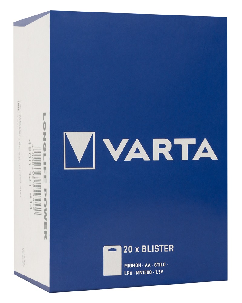 Baterija Varta AA 20x4