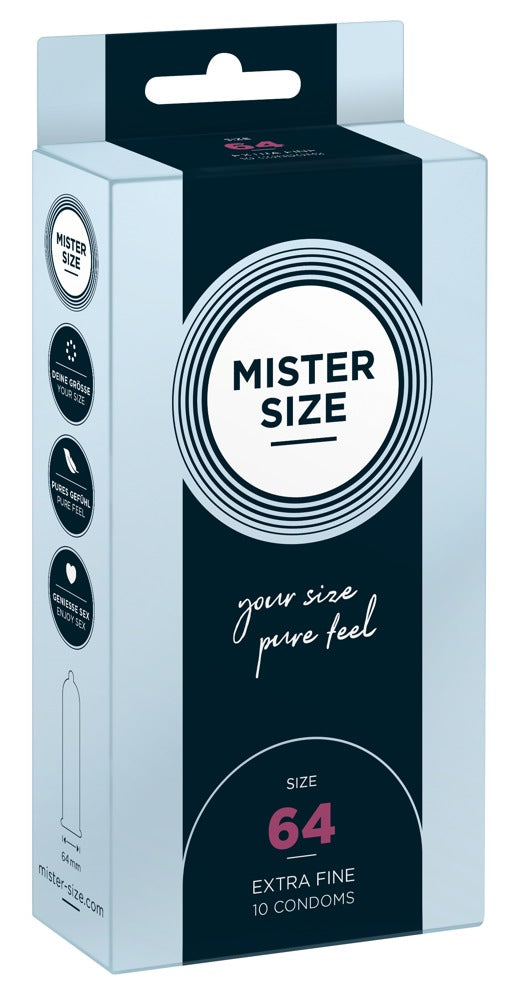 Mister Size 64mm pack of 10