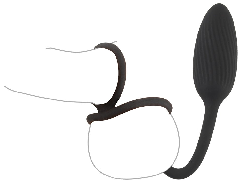 Rebel Cock&ball ring with a RC