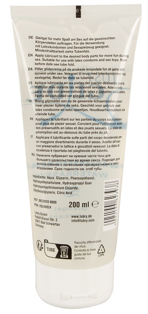 Just Glide Water-Based 200ml ūdens bāzes lubrikants