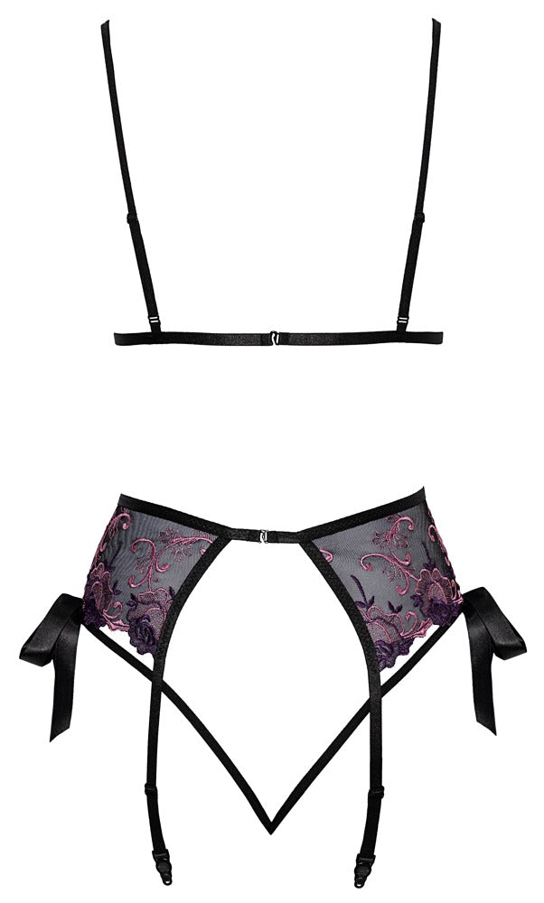 Kissable Embroidered Lingerie Set L/XL
