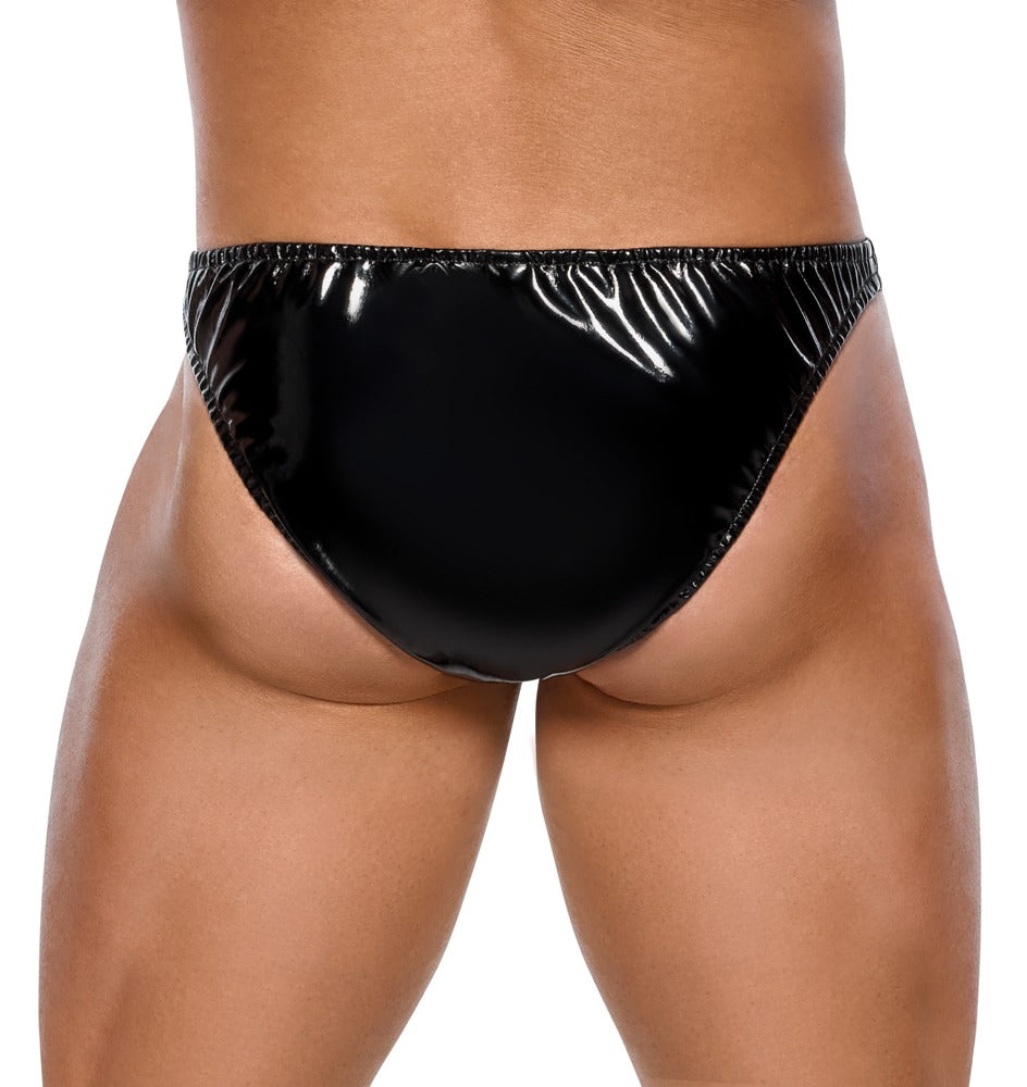 Vinyl Briefs Men M