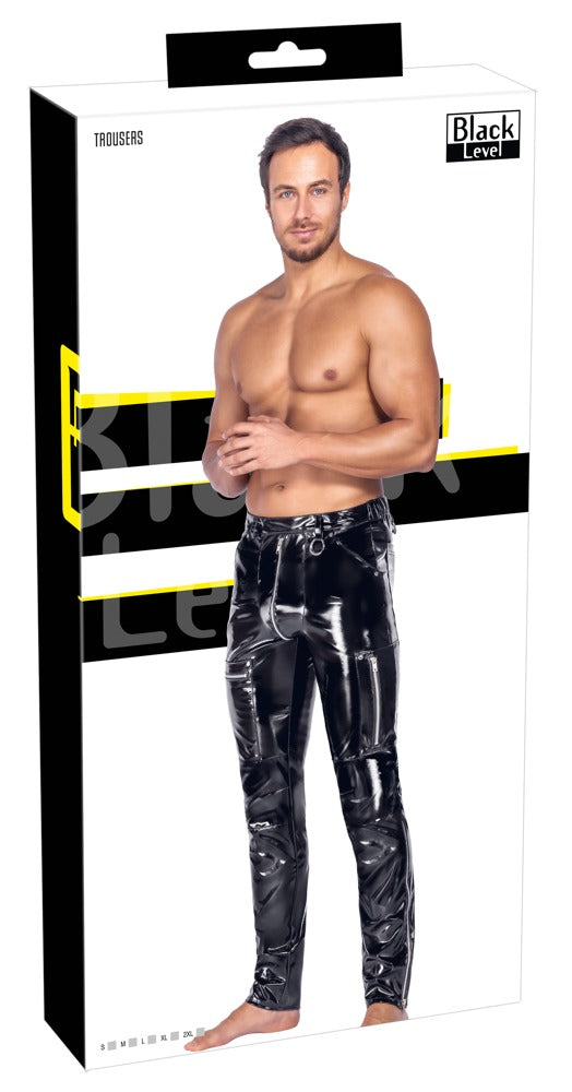 Men's Vinyl Trousers M