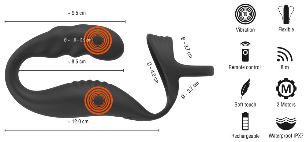 Rebel Cock Ring + RC Prostate