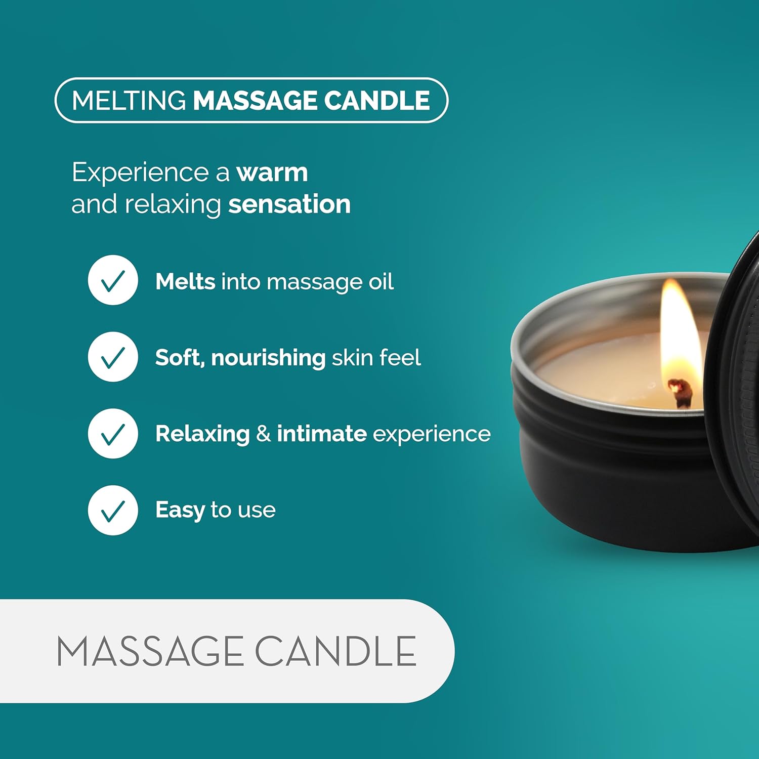 Amoreane Scented Massage Candle Tropical 30 ml