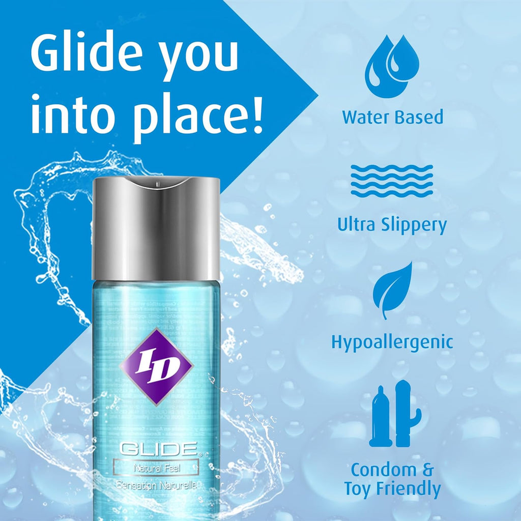 ID Glide Natural Feel – ūdens bāzes lubrikants 65ml