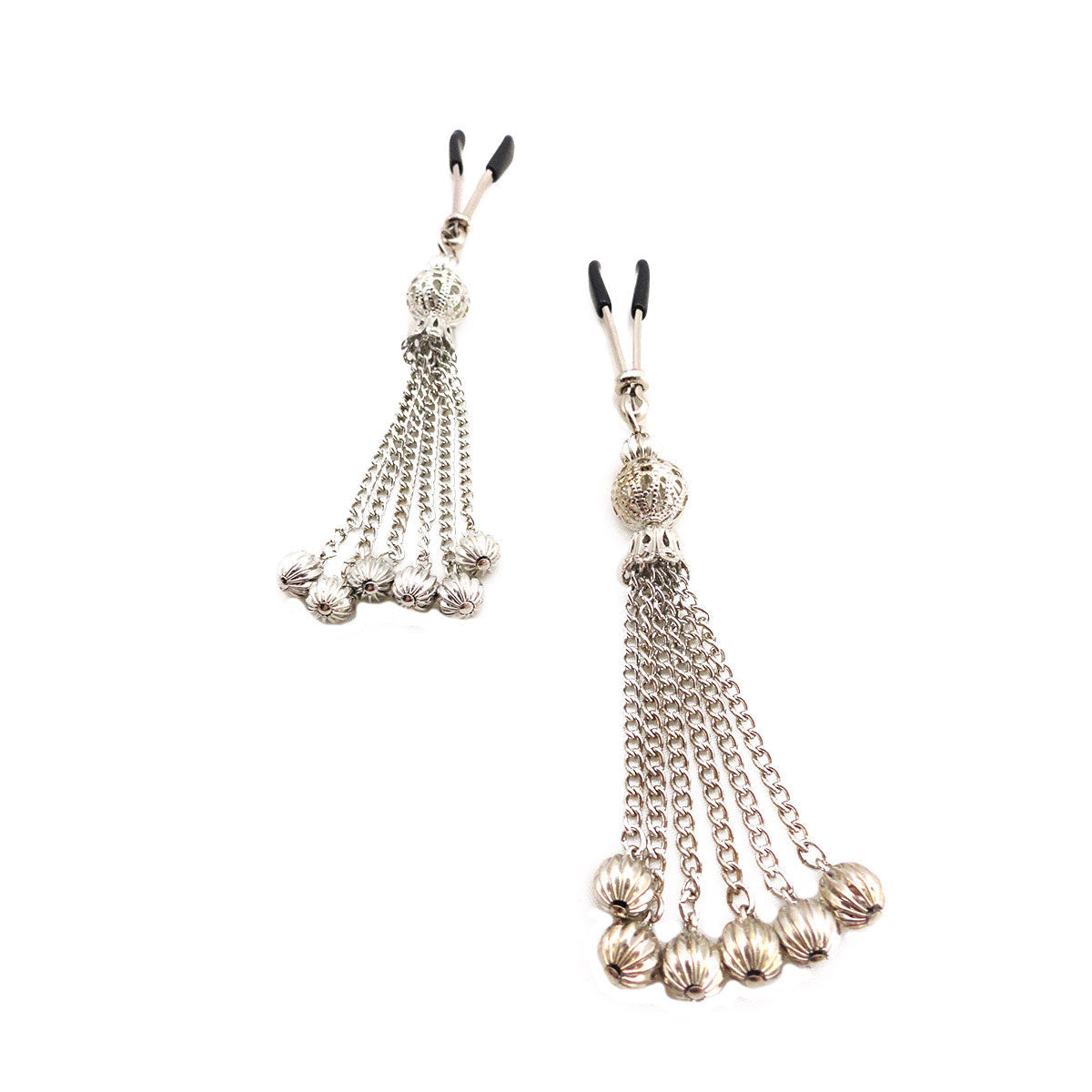 Bijoux de Nip Chain Tassel Nipple Clamps-0