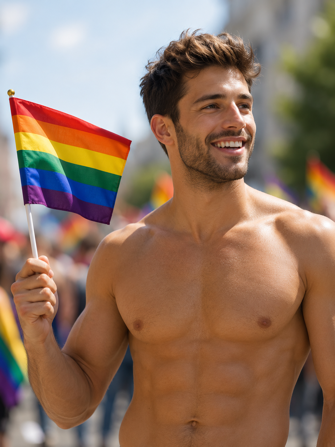 PRIDE karodziņš 30 × 19,5 cm