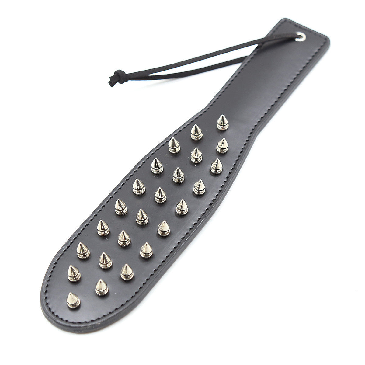 Intrepid Studded Leather BDSM Paddle Top Show