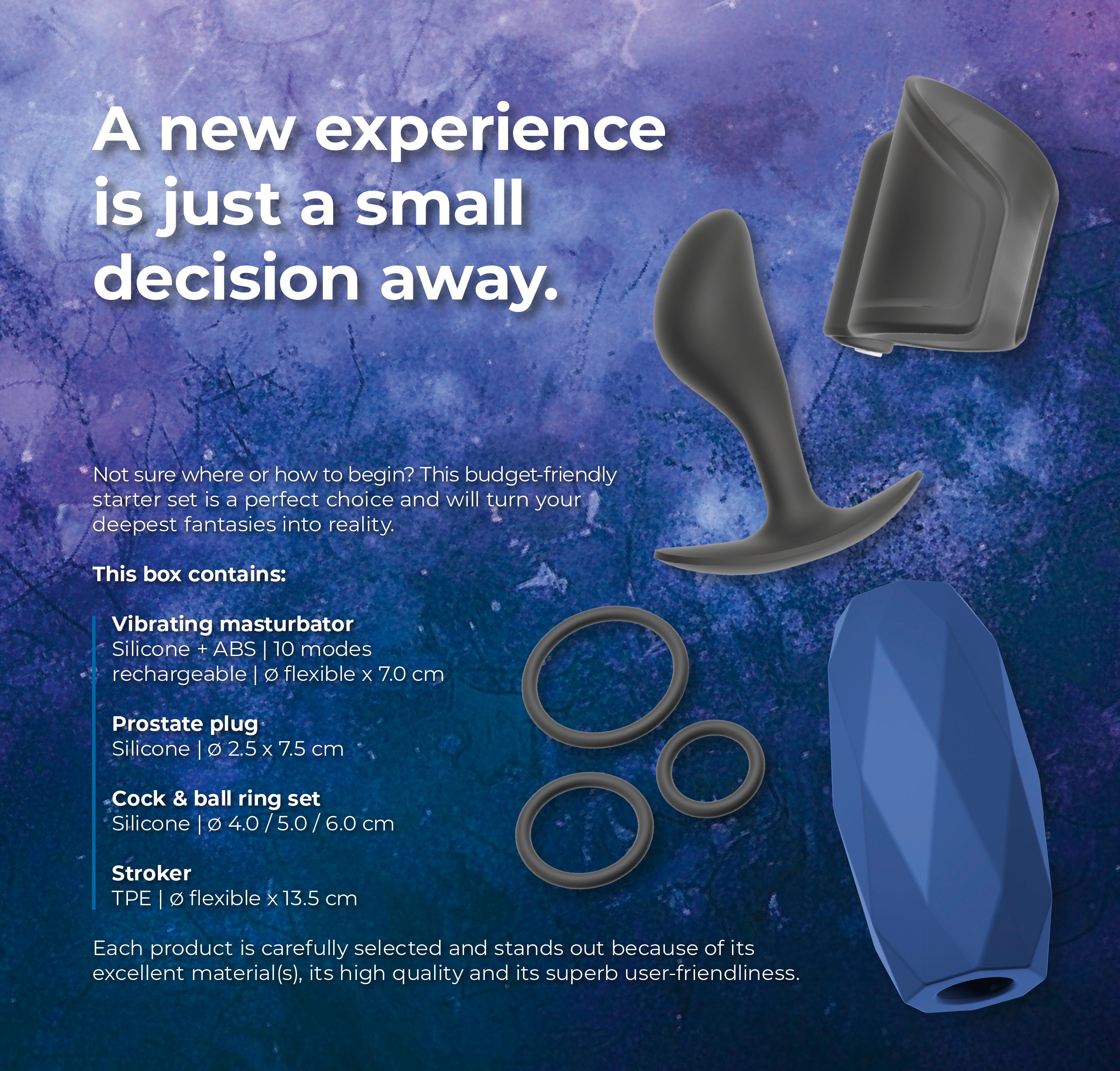 Men Love Toy Starter Set Masculine