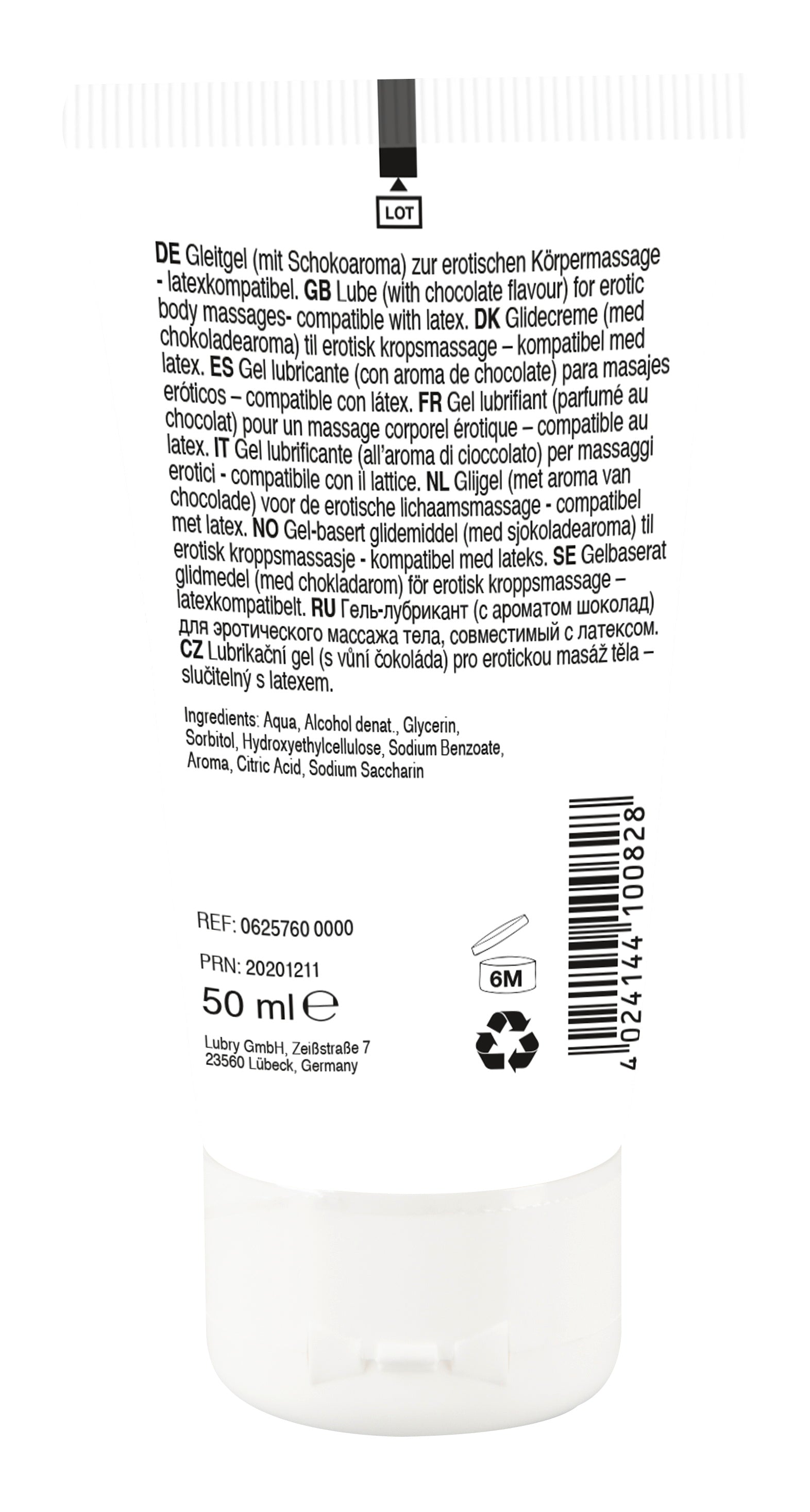 Lick it! šokolādes garduma gēls 50 ml