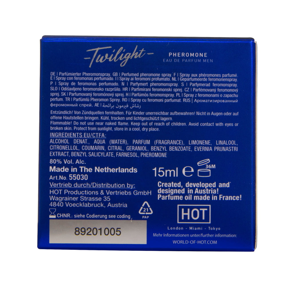HOT Twilight Pheromone Eau de Parfum Men 15ml