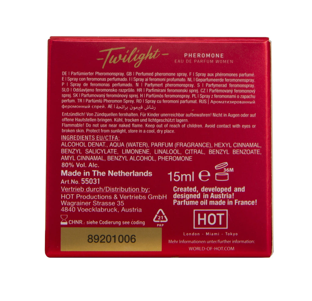 HOT Twilight Pheromone Eau de Parfum Women 15ml