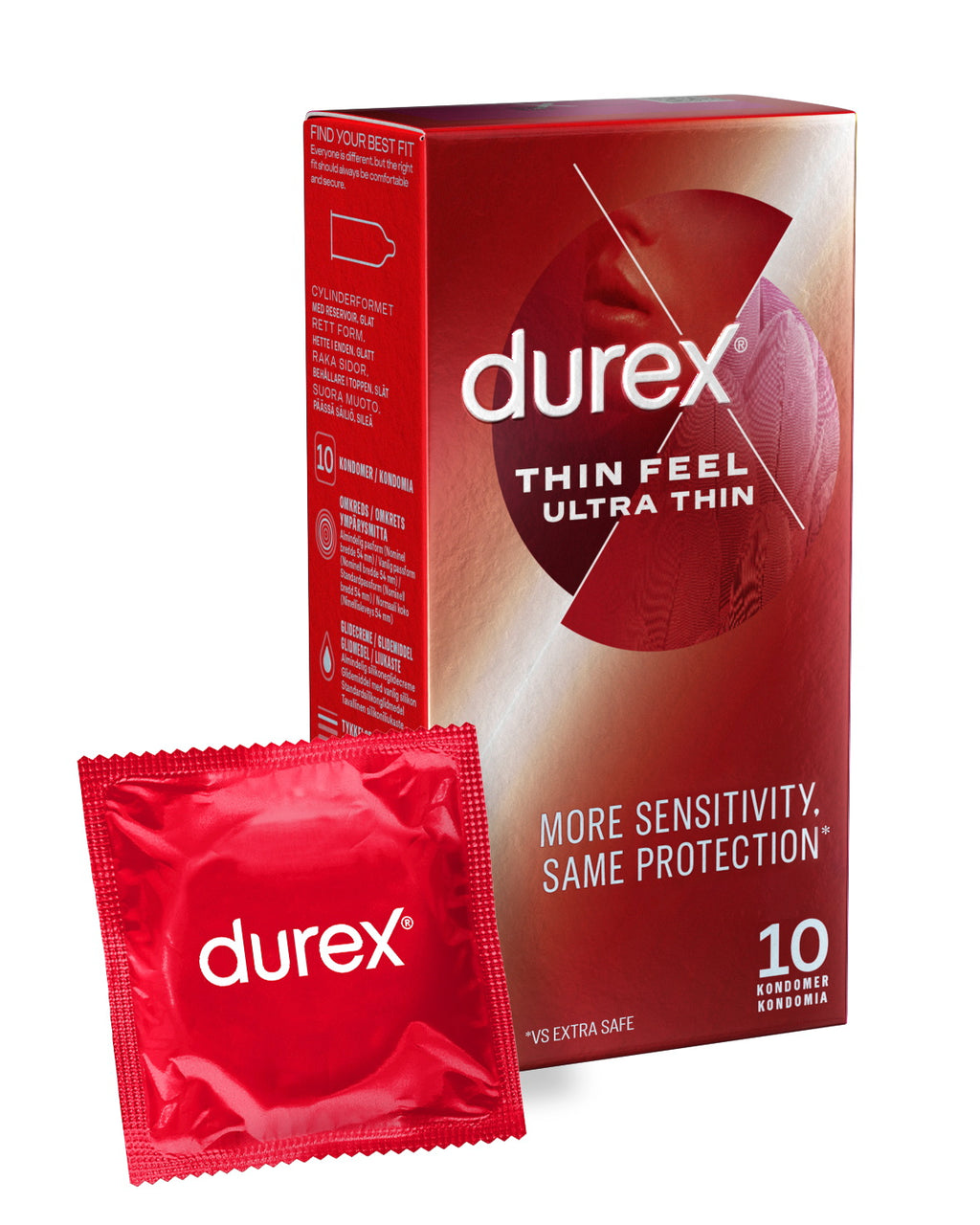 Durex Feel Ultra Thin 10 gab