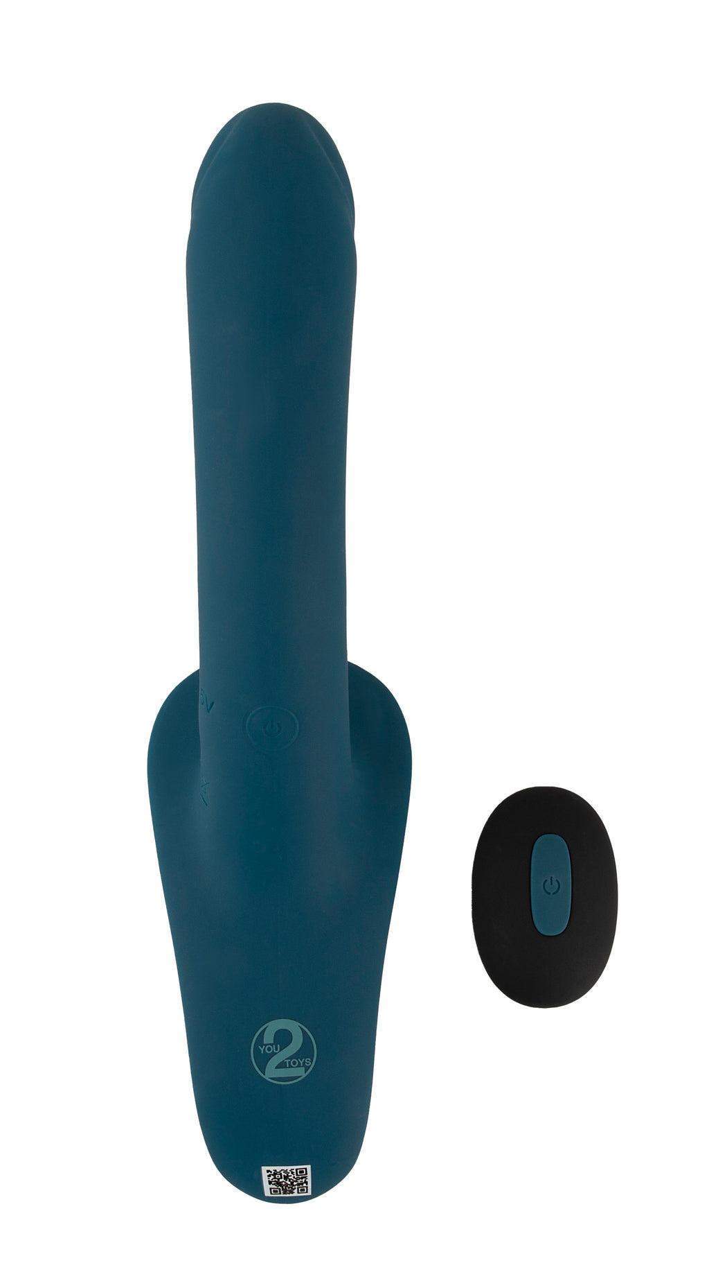 Your Strap-On Blue komplekts ar vibrācijām abiem