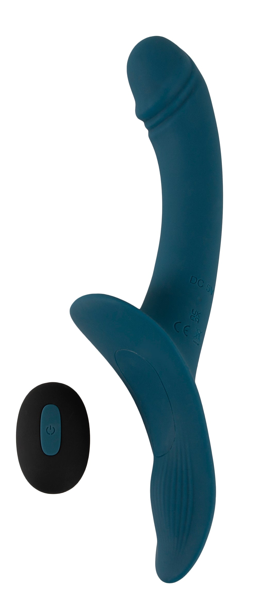 Your Strap-On Blue komplekts ar vibrācijām abiem