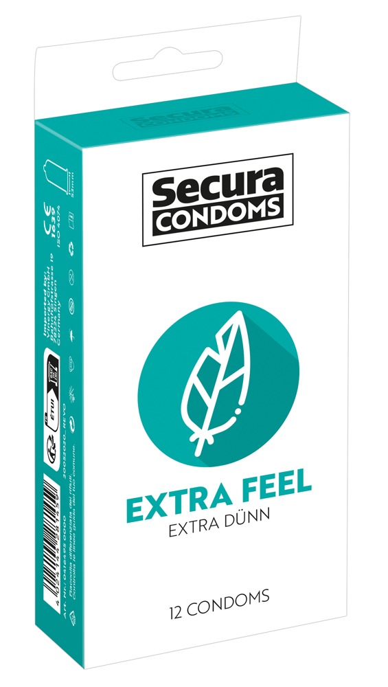 Secura Extra Feel prezervatīvi 12 gab.