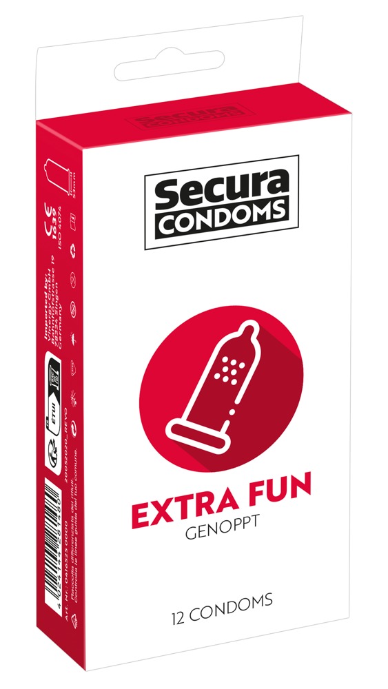 Secura Extra Fun prezervatīvi 12 gab.
