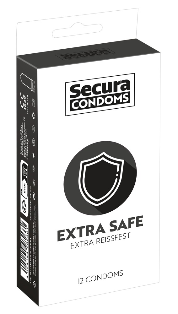 Secura Extra Safe prezervatīvi 12 gab.
