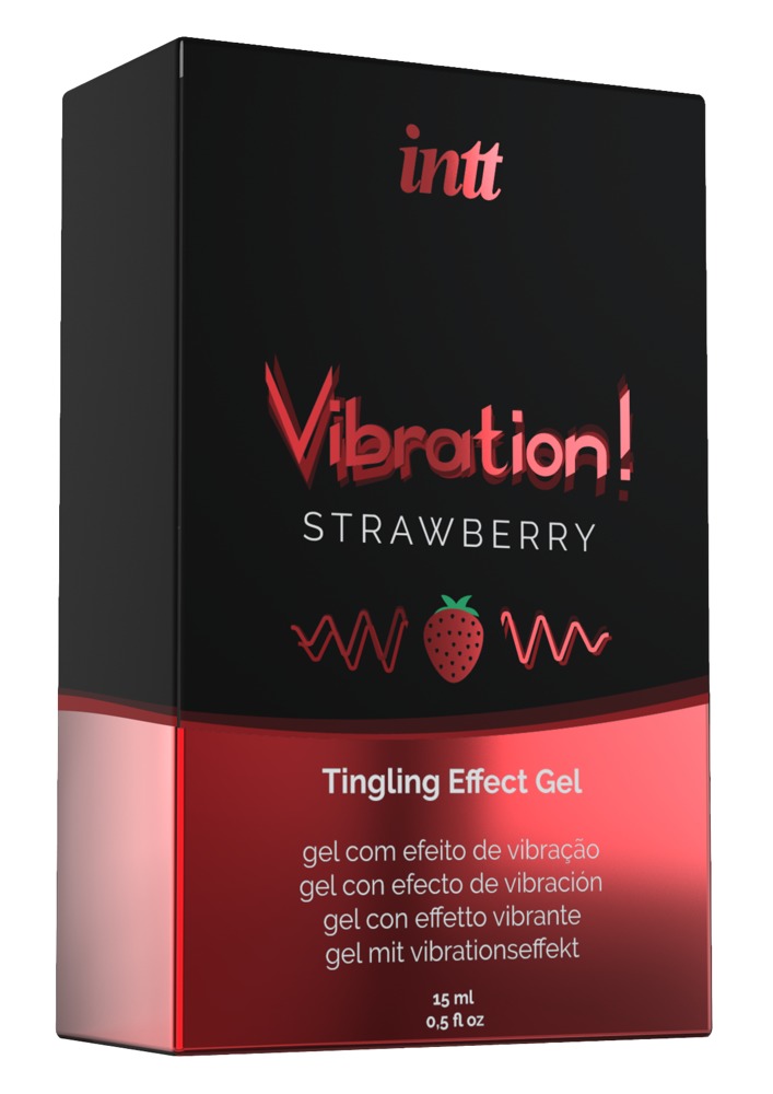 Gēla vibrators “Zemeņu” 15 ml