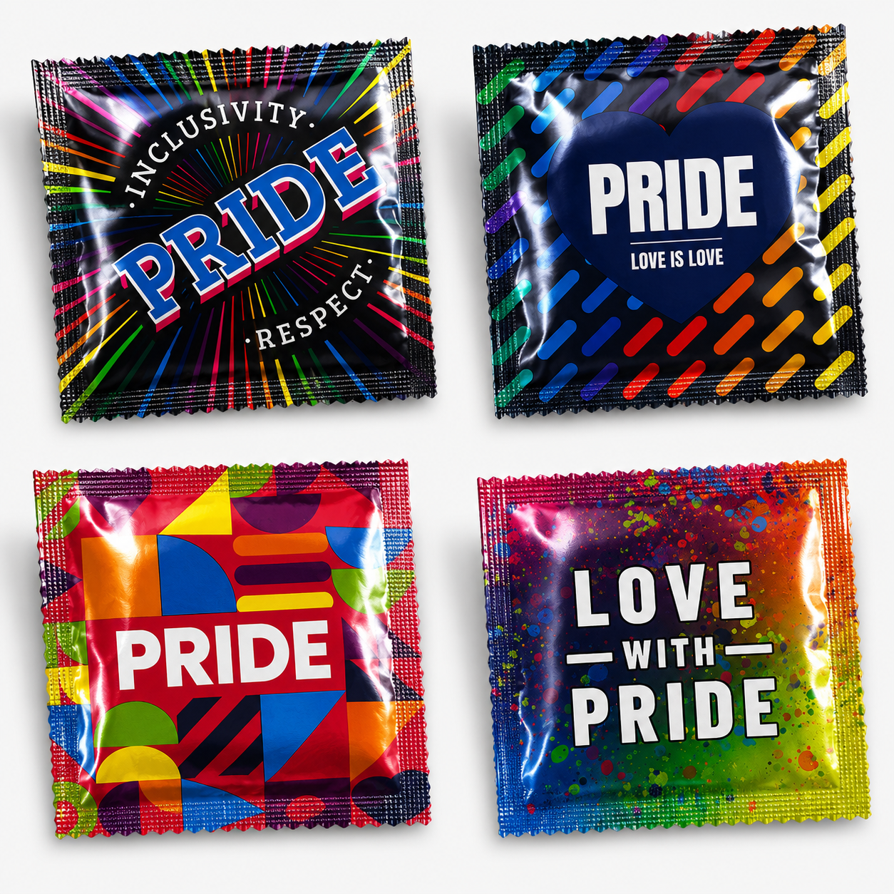 PASANTE 🌈 PRIDE prezervatīvi 4 gab