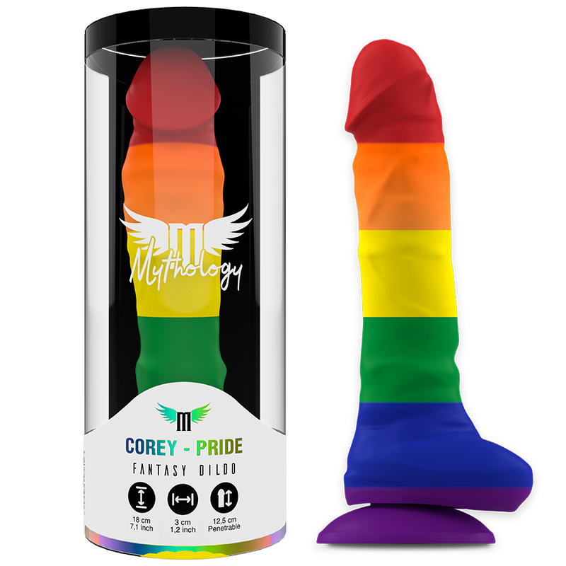 Mythology Corey Pride dildo, M izmērs