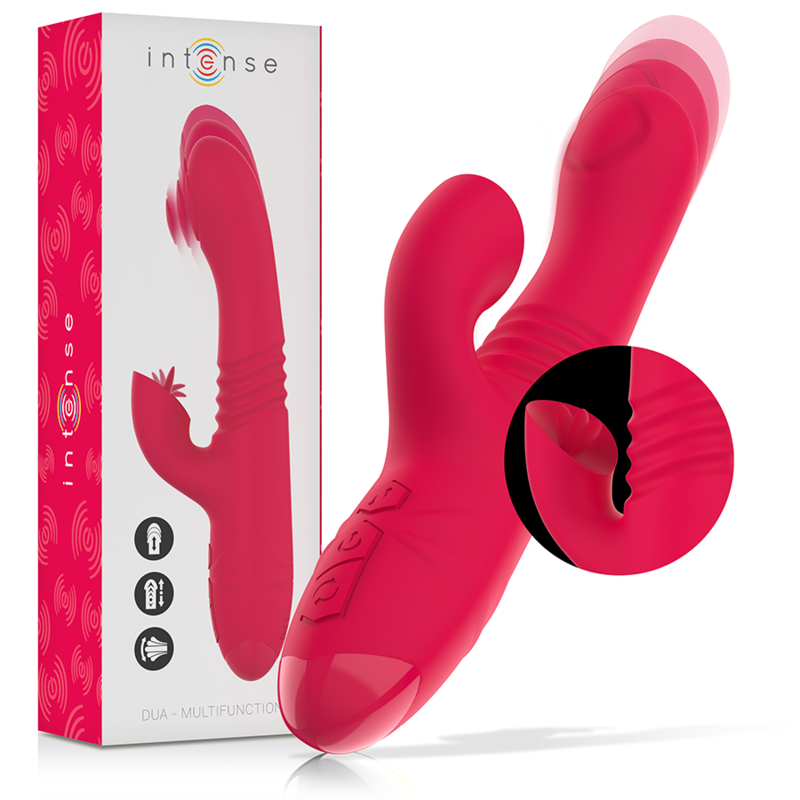 INTENSE RED IGGY multifunkcionāls vibrators