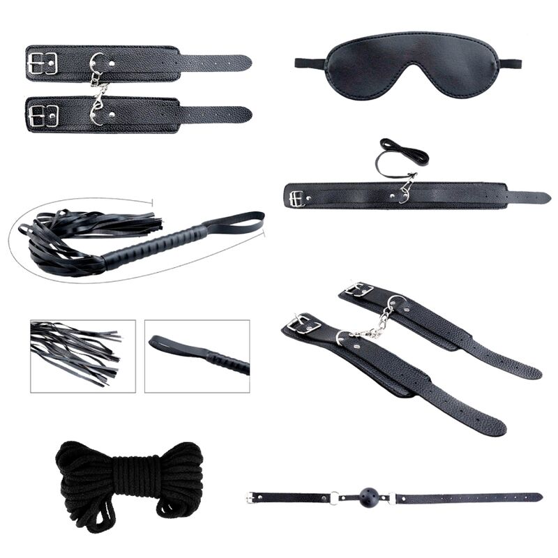 SECRET DESIRES BDSM komplekts - 7 daļas