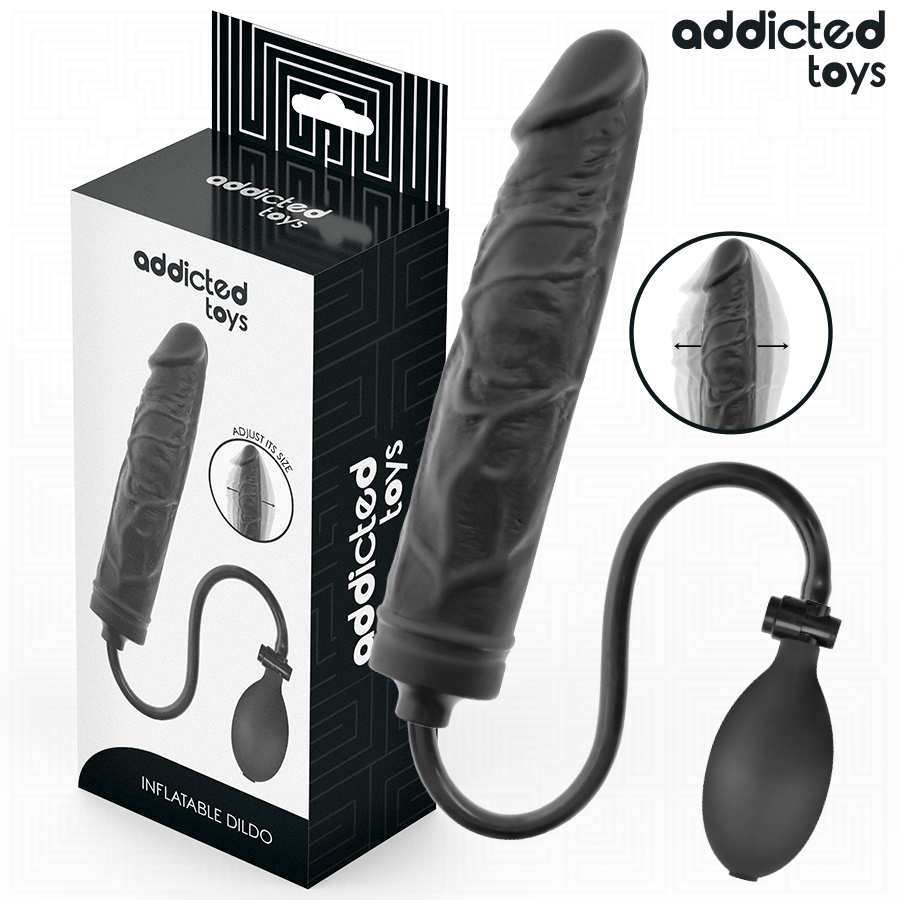 Piepūšams silikona dildo Model 2